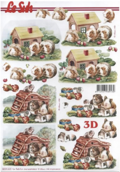 3D Schneidebogen Meerschweinchen